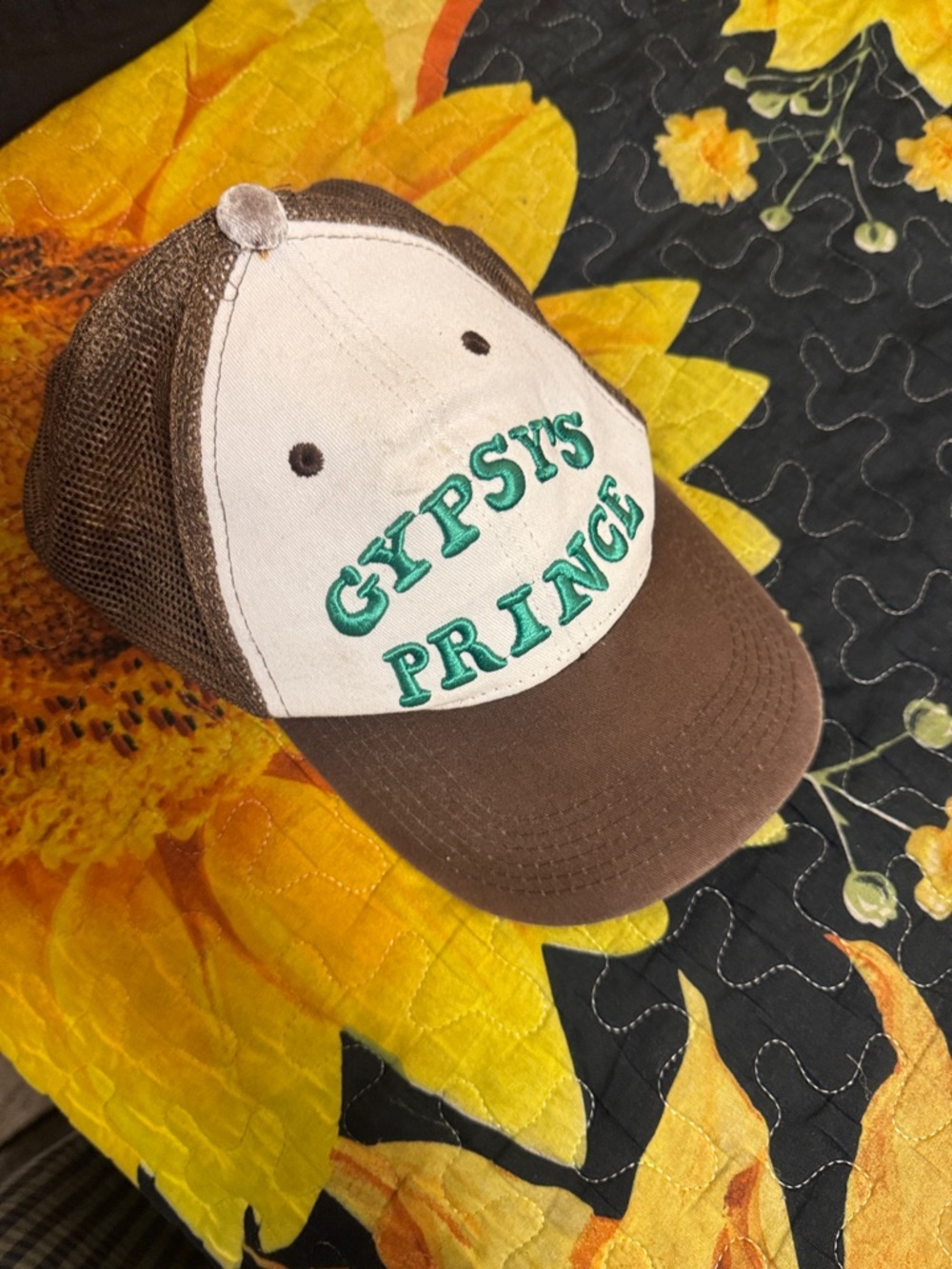 Fashion Nova Brown and White 'Gypsty's Prince' Trucker Hat